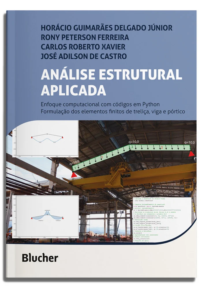 Análise estrutural aplicada – Enfoque computacional com códigos em Python